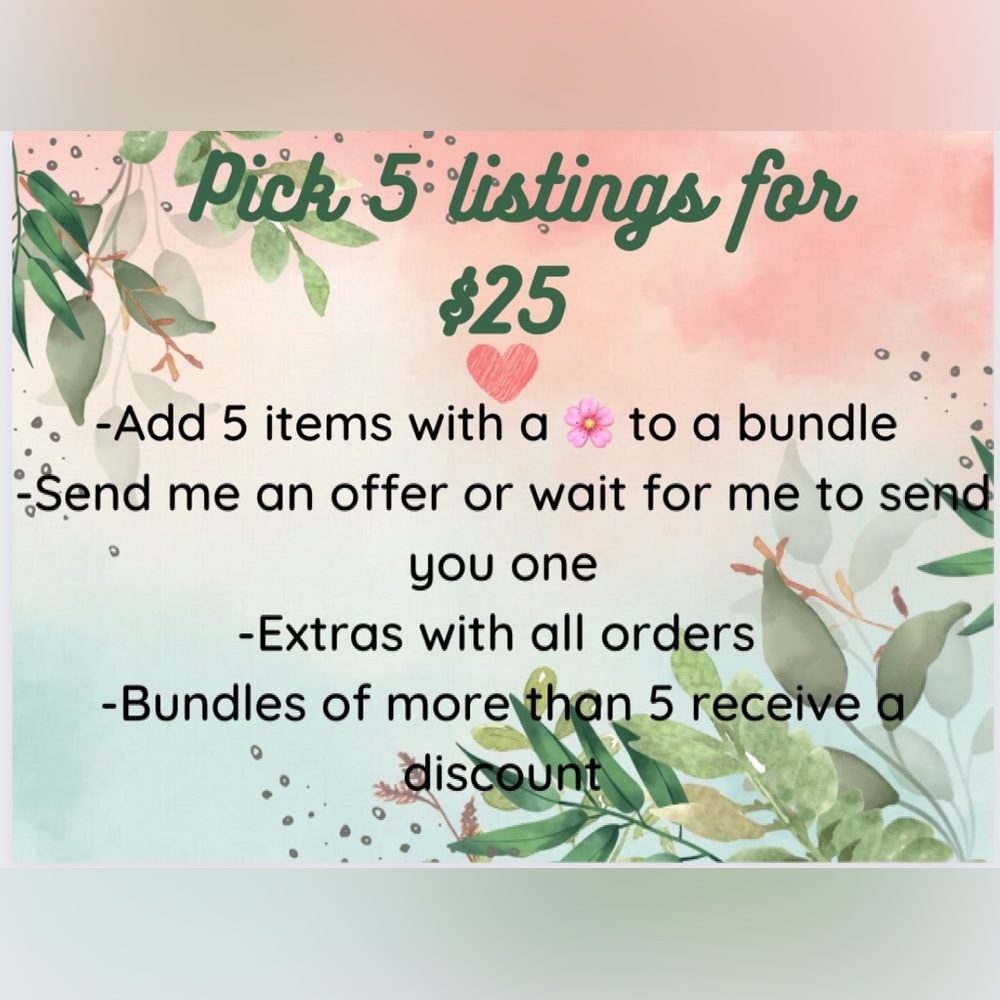 🌸5/$25🌸
